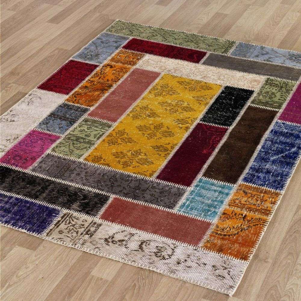 Patchwork El Halısı Nest Multi