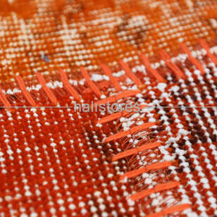 Patchwork El Halısı Turuncu (4)