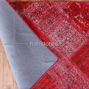 Patchwork Halı Cross Kırmızı (5)