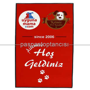 Pet Shop Firmaları İçin Logolu Koko Paspas (1)