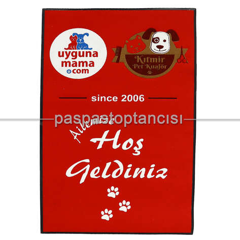 Pet Shop Firmaları İçin Logolu Koko Paspas - 2