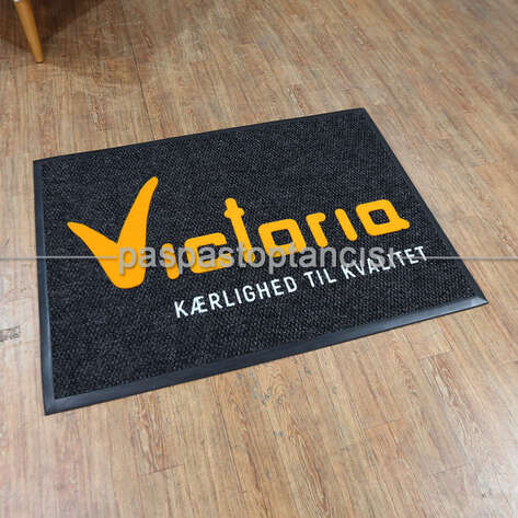 Restaurant için Logolu Halı Paspas - 1