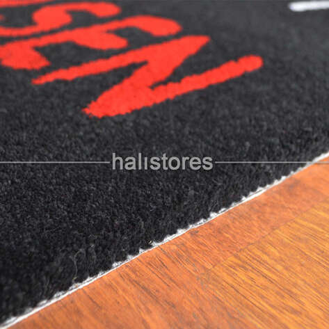 Royal Logo Baskılı Halı - 5