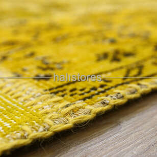 Sarı Patchwork El Halısı (4)