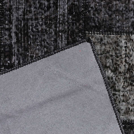 Siyah Patchwork Halı - 5