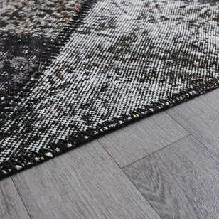 Siyah Patchwork Halı (6)