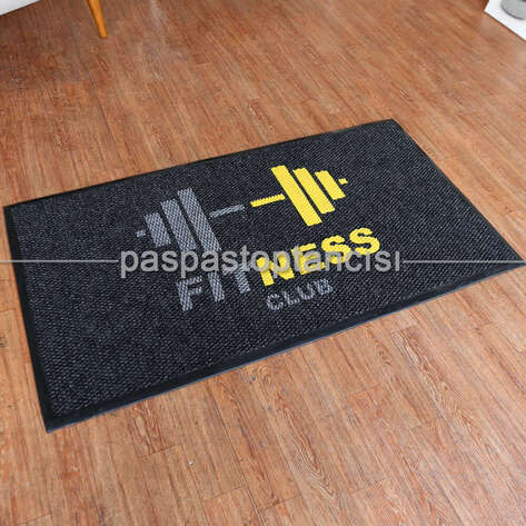Spor Salonları için Özel Logolu Paspas - 1