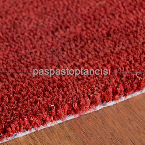 Toptan Rulo Koko Kıl Paspas Pvc Tabanlı Bordo - 3