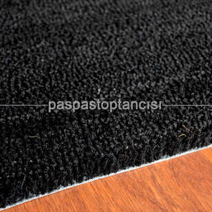 Toptan Rulo Koko Kıl Paspas Pvc Tabanlı Siyah (4)