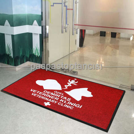 Veteriner Klinikleri için Logolu Paspas - 1