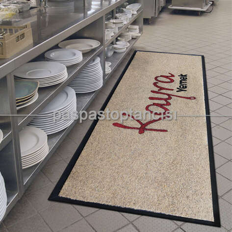 Yemek Catering Firmaları için Logolu Koko Paspas - 1