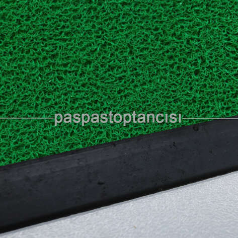 Yeşil Kıvırcık Paspaslı Kauçuk Hijyen Paspas - 3