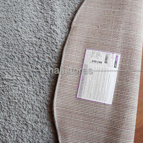 Yumuşak Tüylü Yuvarlak Bebek Halısı Baby Soft Gri - 7