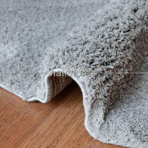 Yumuşak Tüylü Yuvarlak Bebek Halısı Baby Soft Gri - 4