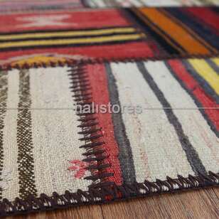 Yuvarlak Kilim Patchwork Halı 2201 (3)