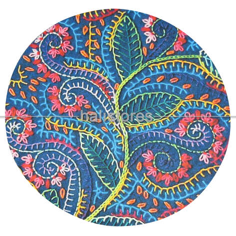Yuvarlak Mutfak Tezgah Önü Yıkanabilir Paspas 100x100cm - 41