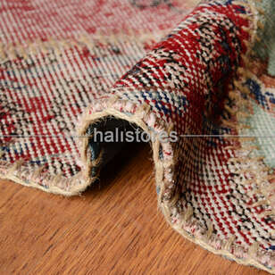 Yuvarlak Patchwork El Halısı Cross Multi Naturel (3)