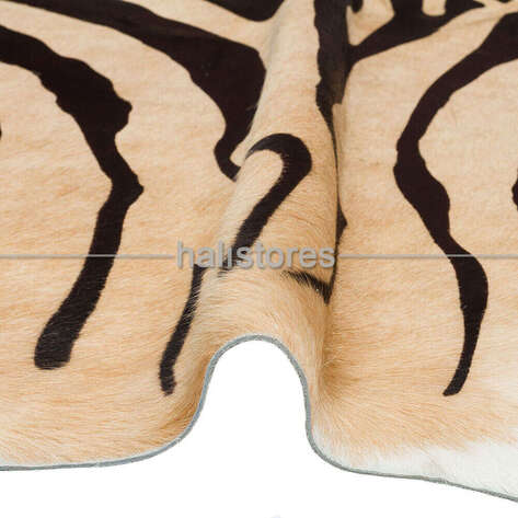 Zebra Kahve-Siyah Deri Halı 29433 - 3